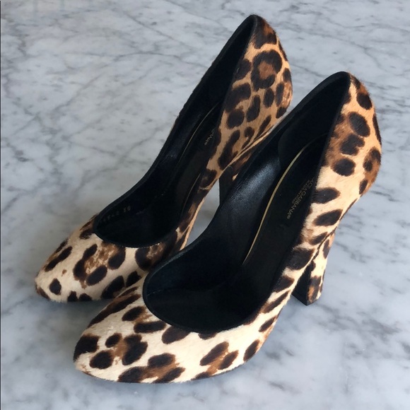 Dolce & Gabbana Animal Print Heels - Picture 1 of 10
